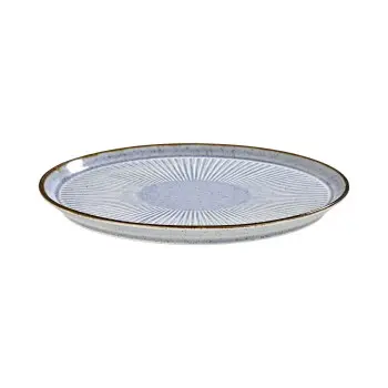 Porline highlight Breeze Collection Sun Flat Plate 26.5 cm - Set of 12