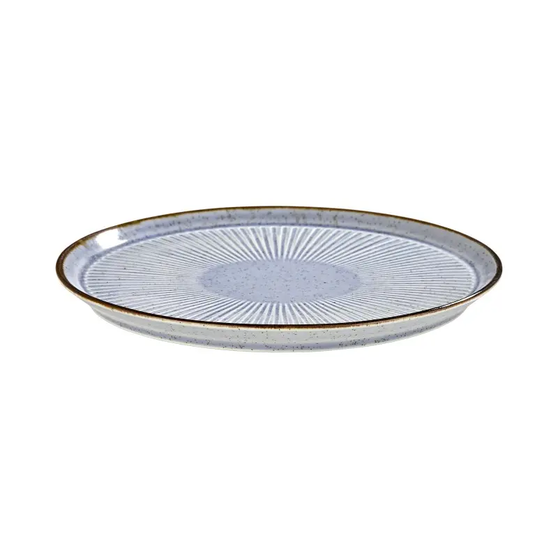 Porline highlight Breeze Collection Sun Flat Plate 21 cm - Set of 12