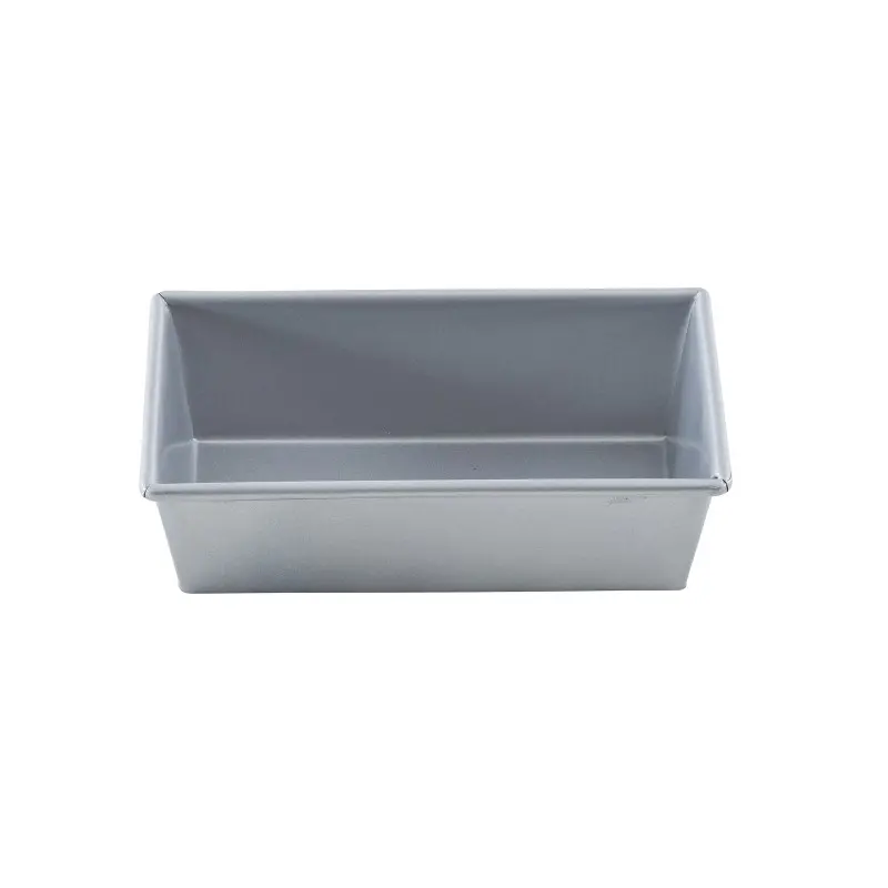 Aluminized Steel Loaf Bread Pan 9.5"x5"x2.75" - Inside Dim. 9 x 4.5 x 2.75" - Non-Stick Silicone Glaze