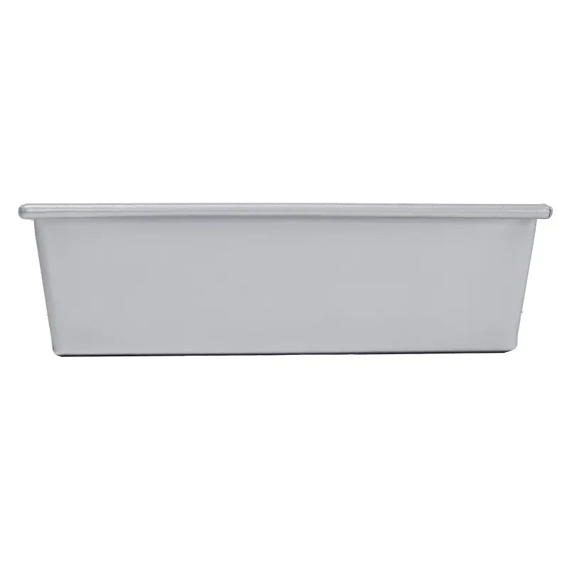Aluminized Steel Loaf Bread Pan 9.5"x5"x2.75" - Inside Dim. 9 x 4.5 x 2.75" - Non-Stick Silicone Glaze