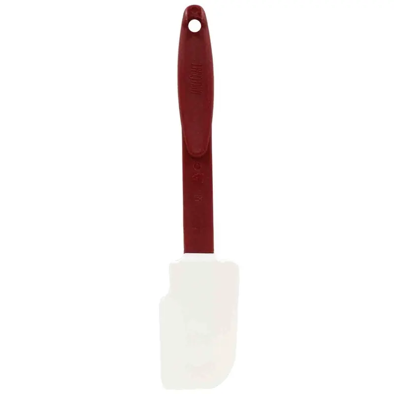 Tablecraft High Heat Spatula Red 10.375"x2.089"x.5" - Silicone - NSF