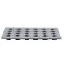 Aluminized Steel Mini Muffin Pan 1.5 OZ - 18"x13"x1" - 24 Cups (4 x 6) - Silicone Glazed Non-Stick Coating