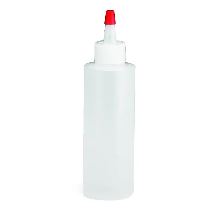 Tablecraft Squeeze Bottle 4 Oz. 1.5"x1.5"x5.75" - Polyethylene (LDPE) 24mm - Standard TipTop - Set of 24 Tablecraft Squeeze Bottle 4 Oz. 1.5"x1.5"x5.75" - Polyethylene (LDPE) 24mm - Standard TipTop - Set of 24