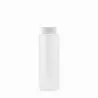 Tablecraft Squeeze Bottle 8 Oz. Clear 2.06"x2.06"x6.375" - Polyethylene (LDPE) 38mm Hinge Top - Set of 12