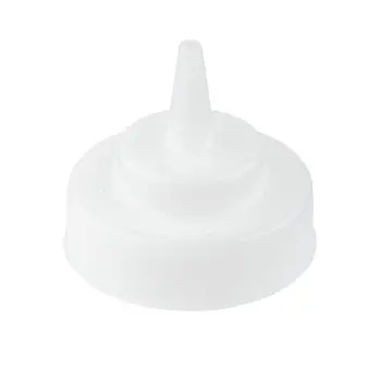 Tablecraft Widemouth Replacement Top Clear 2.75"x2.75"x2.5" - Polypropylene (PPC) 63mm - Wide TipTop - NSF - Set of 12