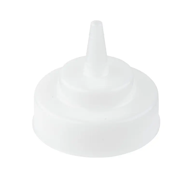 Tablecraft Widemouth Replacement Top Clear 2.75"x2.75"x2.5" - Polypropylene (PPC) 63mm - Wide TipTop - NSF - Set of 12