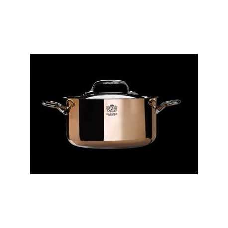 De Buyer 6242.24 De Buyer Stewpan Copper Stainless Steel PRIMA MATERA with lid - ø9 1/2''- 6.3qt Prima Matera Copper Inductio... De Buyer 6242.24 De Buyer Stewpan Copper Stainless Steel PRIMA MATERA with lid - ø9 1/2''- 6.3qt Prima Matera Copper Inductio...