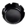 Tablecraft Round Ashtray Black 3.875"x3.875"x1.75" - Bakelite (Phenolic Molding Compound) - Set of 6