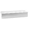 Tablecraft 6 Compartment Condiment Holder With Open Bottom 17.75"x5.875"x3.625" - Stainless Steel (18/0) - TableCraft