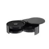 Tablecraft Triple Glass Rimmer Black 6.25"x7.875"x2.875" - Acrylonitrile Butadiene Styrene (ABS) - Set of 4