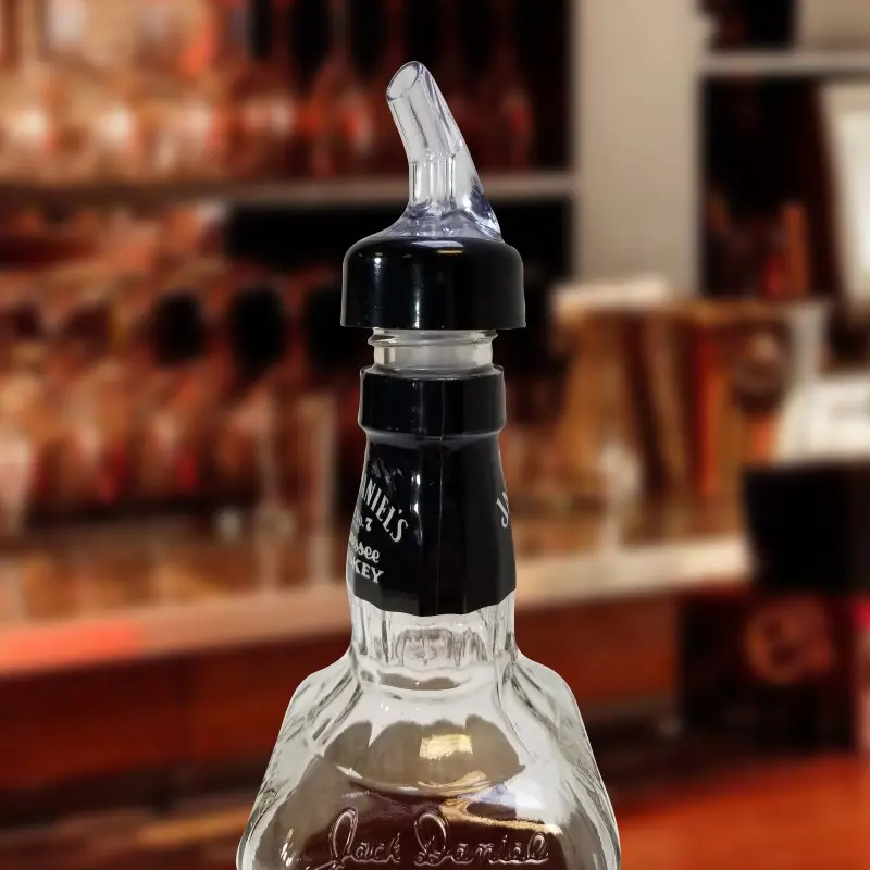 Tablecraft Proper Pour Measured Pourer 1.25 Oz. Clear 1.5"x1.5"x3.75" Pack of 12 - Set of 12