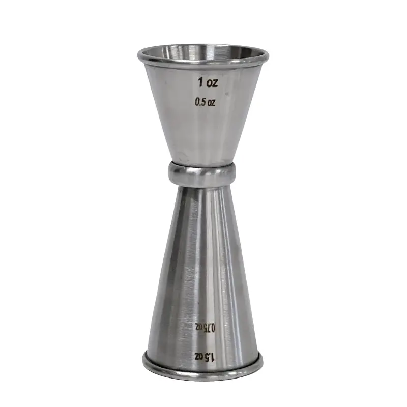 Tablecraft Japanese Jigger 1.5 Oz. 1.75"x1.75"x4.25" - Stainless Steel (18/8)