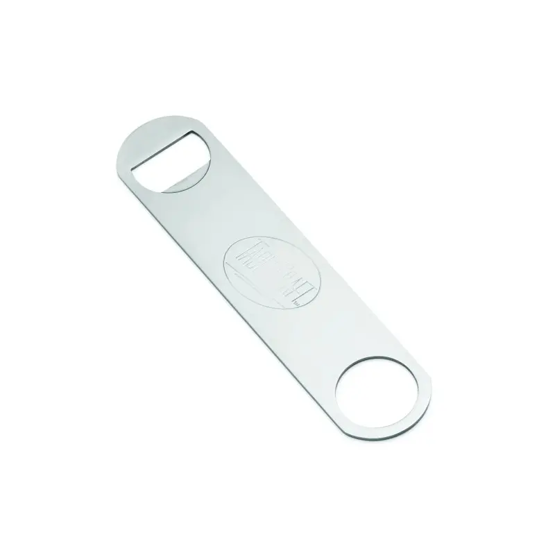 Tablecraft Flat Bottle Opener 1.625"x.075"x7" - Stainless Steel (200 Series)
