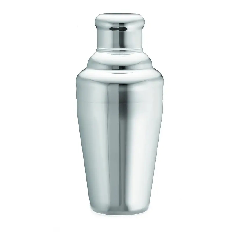 Tablecraft Cocktail Shaker 12 Oz. 3"x3"x7.25" - Stainless Steel (18/8) - Set of 4