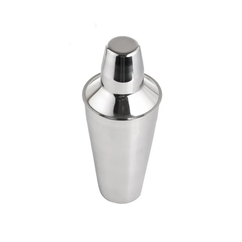 Tablecraft 3-Piece Cocktail Shaker 28 Oz. 3.875"x3.875"x9.875" - Stainless Steel (200 Series) - Set of 6