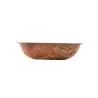 Tablecraft Round Salad Bowl 8"x8"x2" - Wood (Woven Willow) - Set of 12