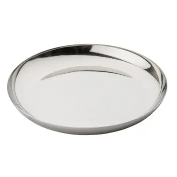 Tablecraft Round Large Size Replacement Bowl for 12036 3.5 Qts Silver 12.75"x12.75"x2.5" - Stainless Steel (200 Series)