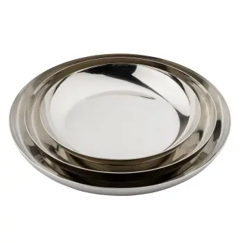 Tablecraft Round Large Size Replacement Bowl for 12036 3.5 Qts Silver 12.75"x12.75"x2.5" - Stainless Steel (200 Series)