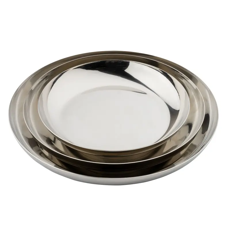 Tablecraft Round Large Size Replacement Bowl for 12036 3.5 Qts Silver 12.75"x12.75"x2.5" - Stainless Steel (200 Series)