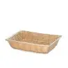 Tablecraft Rectangular Handwoven Basket Natural 10.25"x7.5"x2.75" - Polypropylene Cord - Set of 12