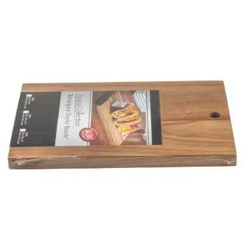Tablecraft Acacia Collection Rectangular Serving Board 12"x8"x.75" - Acacia Wood