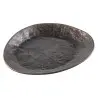 Tablecraft Lunara Collection Serving Plate Brown 13.25"x11.125"x1.25" - Melamine