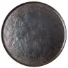 Tablecraft Lunara Collection Round Serving Tray Brown 18"x18"x.875" - Melamine