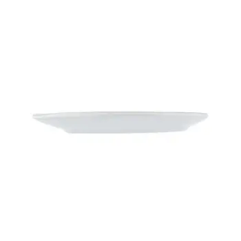 Tablecraft Europa Collection Serving Plate White/Beige 7"x6"x.875" - Melamine