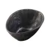 Tablecraft Lunara Collection Serving Bowl 13 Oz. Brown 6.375"x5"x3.75" - Melamine