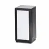 Tablecraft Napkin Dispenser 3.75"x4.25"x7.5" - Black Powder Coated Steel Fits tall-fold napkins - Set of 24