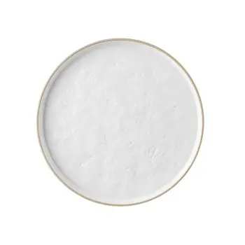 Tablecraft Europa Collection Round Serving Platter White/Beige 10.75"x10.75"x.875" - Melamine