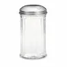 Tablecraft Fluted Shaker 12 Oz. 3.06"x3.06"x5.625" - Copolyester Side Flap Top - Set of 24