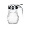 Tablecraft Beehive Collection Syrup Dispenser 6 Oz. 2.75"x2.75"x3.625" - Glass (Clear Soda Lime Glass) - Set of 12