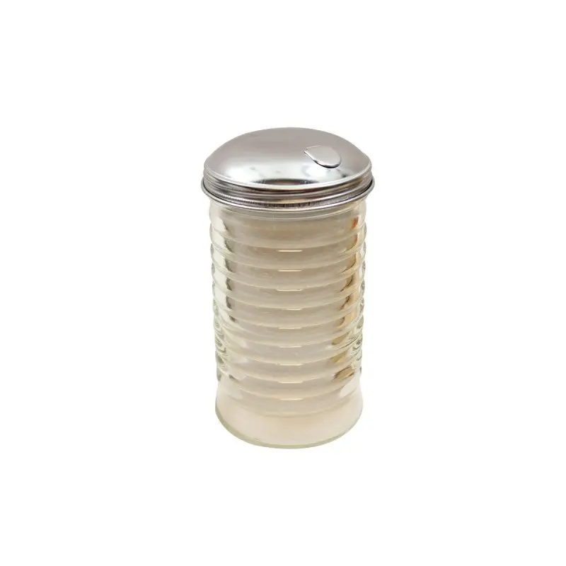 Tablecraft Beehive Collection Shaker 12 Oz 3.06"x3.06"x5.625" - Glass (Clear Soda Lime Glass) Side Flap Top - Set of 12