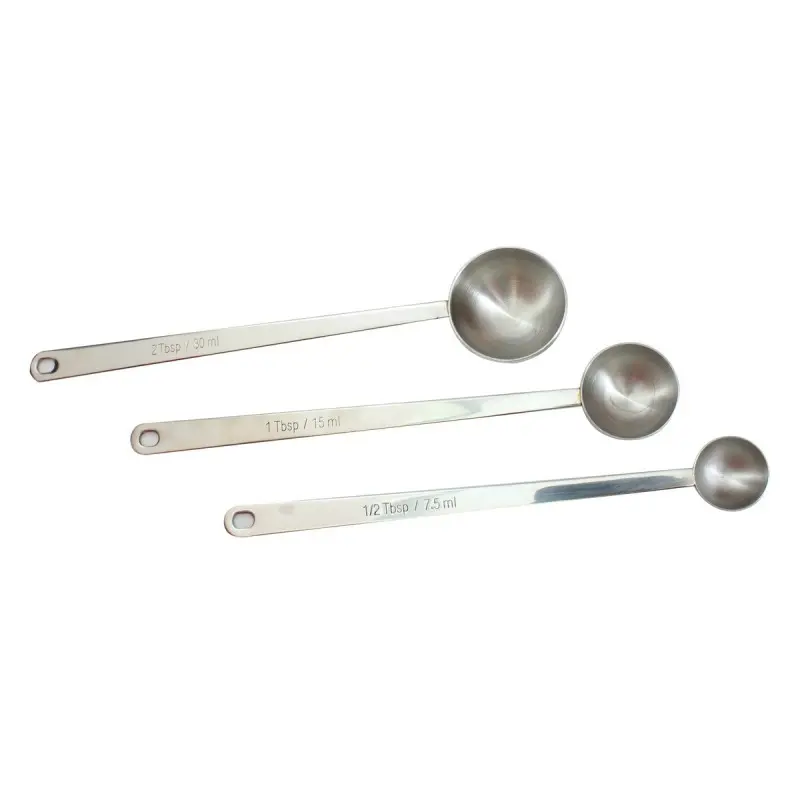 Tablecraft Long Handled Coffee Scoop 1 TBSP - Tablespoon 8.75"x1.45"x.9" - Stainless Steel (18/8)