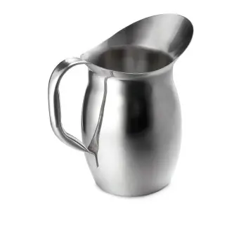 Tablecraft Bell Pitcher 2 Qts 9.25"x5"x8.25" - Stainless Steel (18/8)