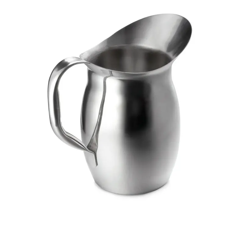 Tablecraft Bell Pitcher 2 Qts 9.25"x5"x8.25" - Stainless Steel (18/8)