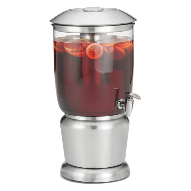Tablecraft Upscale Beverage Dispenser 1.5 Gallon 8.25"x9"x17.75" - Stainless Steel (14-1)