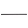 Tablecraft 7.75" (8mm) Straws Black .315"x.315"x7.75" - Paper Pack of 500 - Individually Wrapped - Set of 6