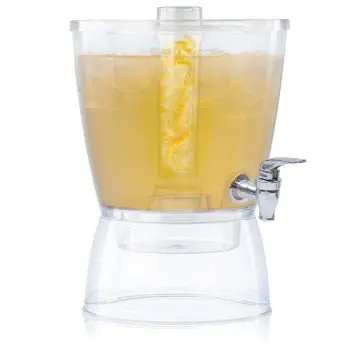 Tablecraft Stackable Beverage Dispenser 1.5 Gallon Clear 9.5"x10.5"x13.5" - Styrene Acrylonitrile (SAN)
