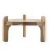 Tablecraft Stand for Glass Beverage Dispensers 10"x9.875"x5.75" - Acacia Wood Fits Glass Beverage Dispensers BDG1000 - B