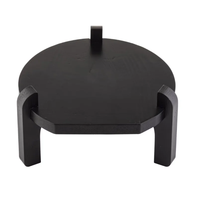 Tablecraft Stand for Glass Beverage Dispensers Black 10"x9.875"x5.75" - Wood (Painted) Fits Glass Beverage Dispensers BD