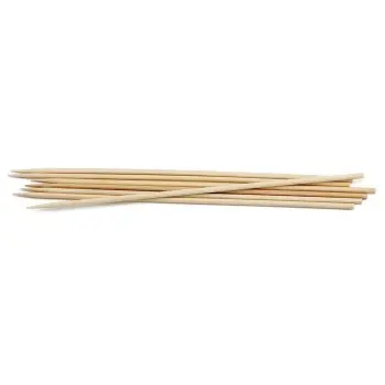 Tablecraft Skewer .118"x.118"x10" - Natural Bamboo Pack of 100 - Set of 10
