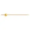 Tablecraft Ball Pick Gold .4375"x.4375"x4.5" - Natural Bamboo - Pack of 100 - Set of 12