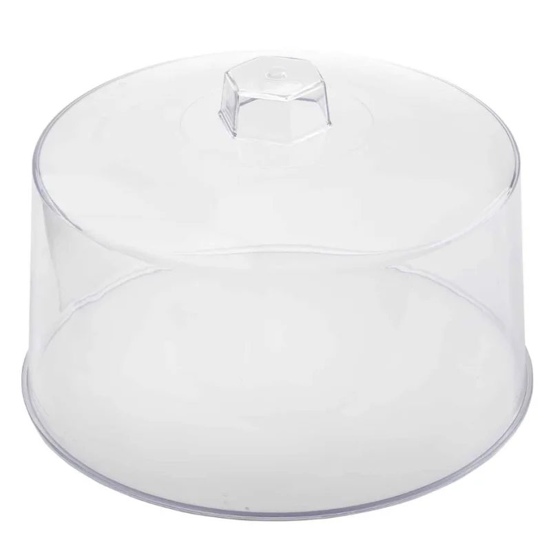 Tablecraft Cake Cover with Handle Clear 12"x12"x7.5" - Polystyrene (Generic Prime) - Set of 6