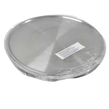Tablecraft Round Cake Plate 13"x13"x1.25" - Stainless Steel (200 Series)
