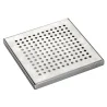 Tablecraft Round 2-Piece Drip Tray 5.5 Oz. 5.5"x5.5"x.625" - Stainless Steel (18/0)