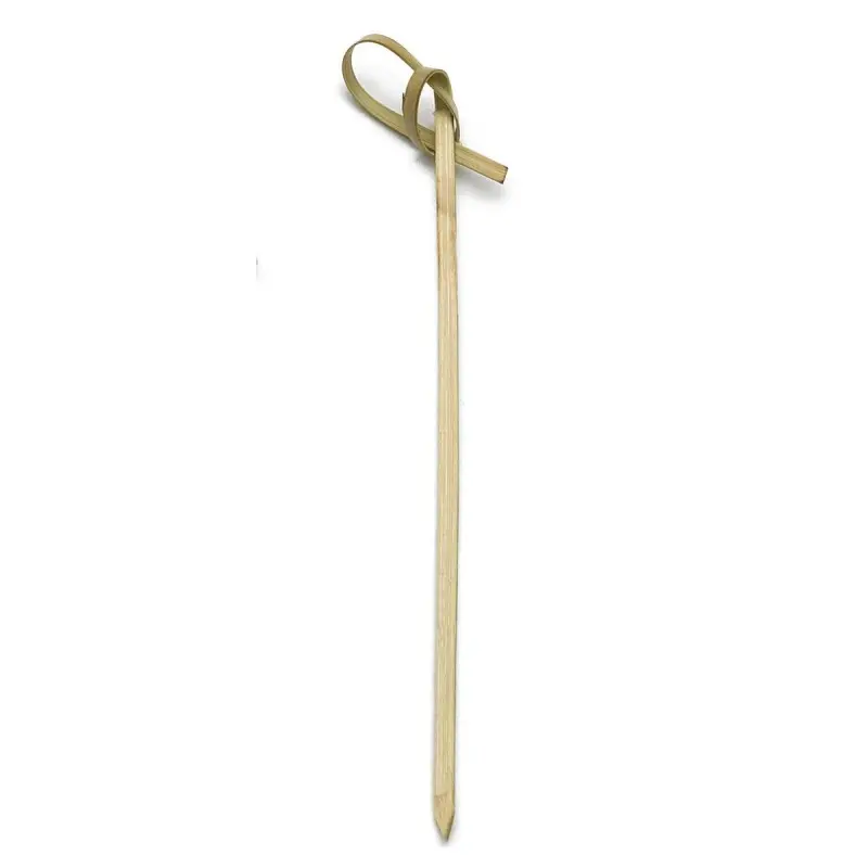 Tablecraft Knot Pick .75"x.25"x4.5" - Natural Bamboo Pack of 100 - Set of 12