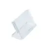 Tablecraft Rectangular Acrylic Sign Holder with Magnets Clear 2.5"x1.25"x1.75" - Acrylic (w/ Inset Magnets)