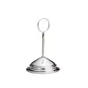 Tablecraft Card Holder 3.75"x3.75"x6" - Chrome Plated (Over Metal) - TableCraft